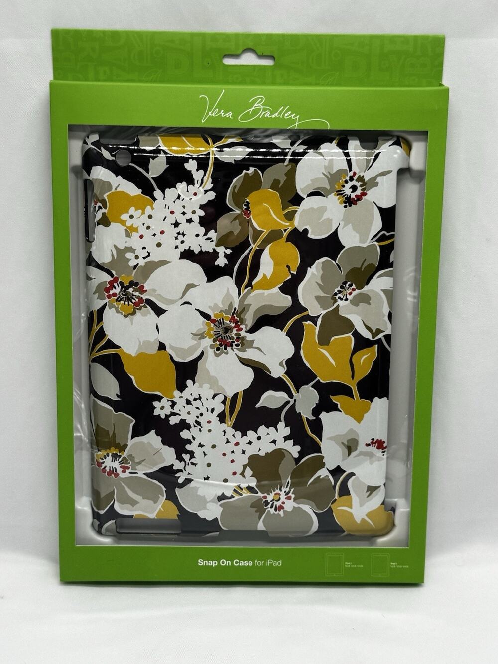 Vera Bradley Snap On Case for iPad 2 & 3~DOGWOOD~Original Pkg~NWT $48